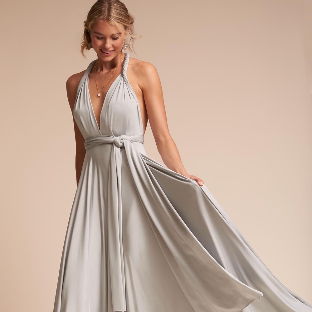 Bhldn ginger convertible dress in white size a.